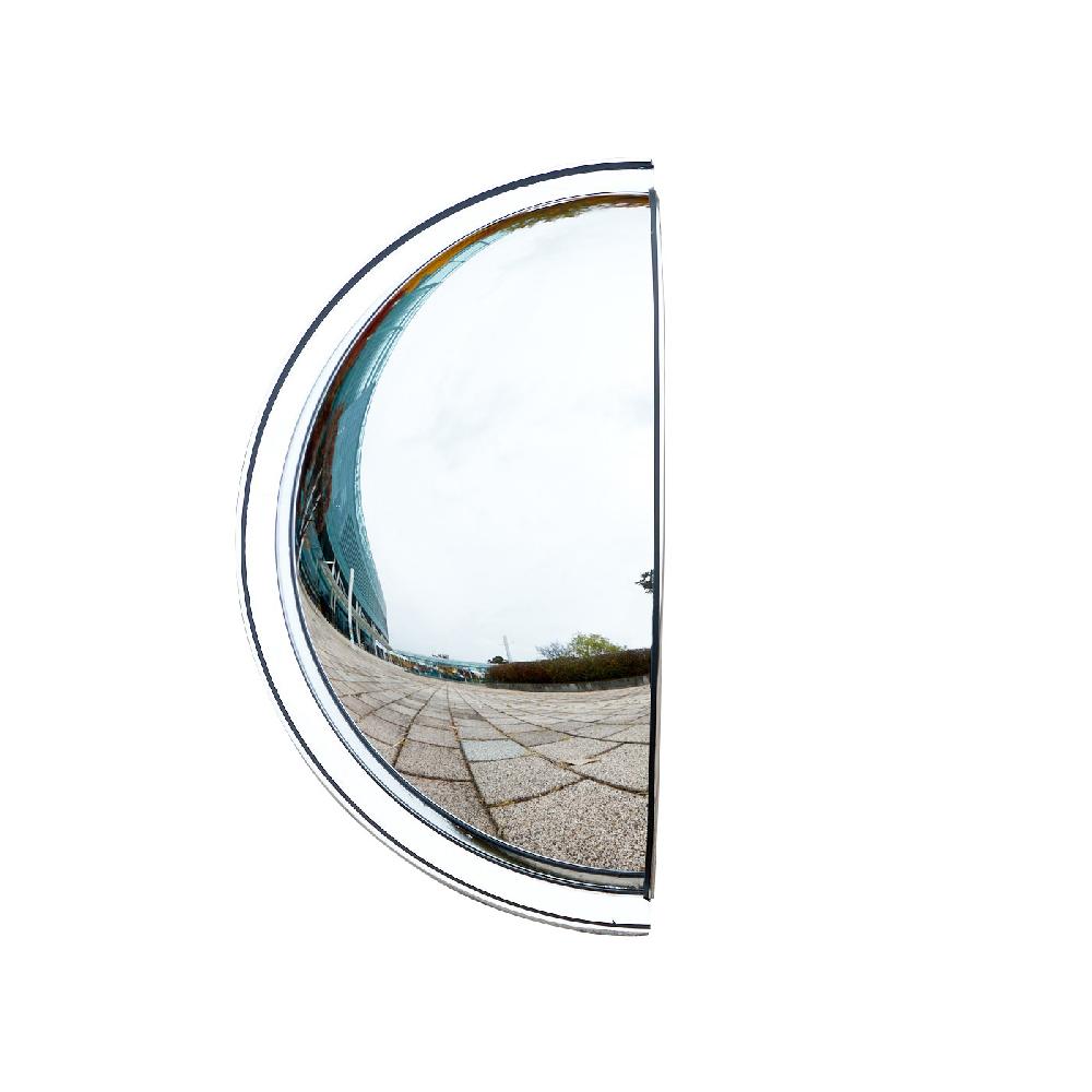 Dome shaped indoor convex mirror